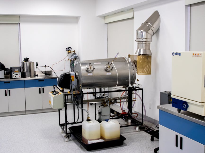 Laboratory pilot plant industrial research equipment